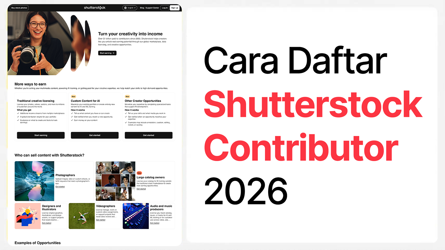 Cara Jual Foto di Shutterstock: Panduan Lengkap Pemula 2026